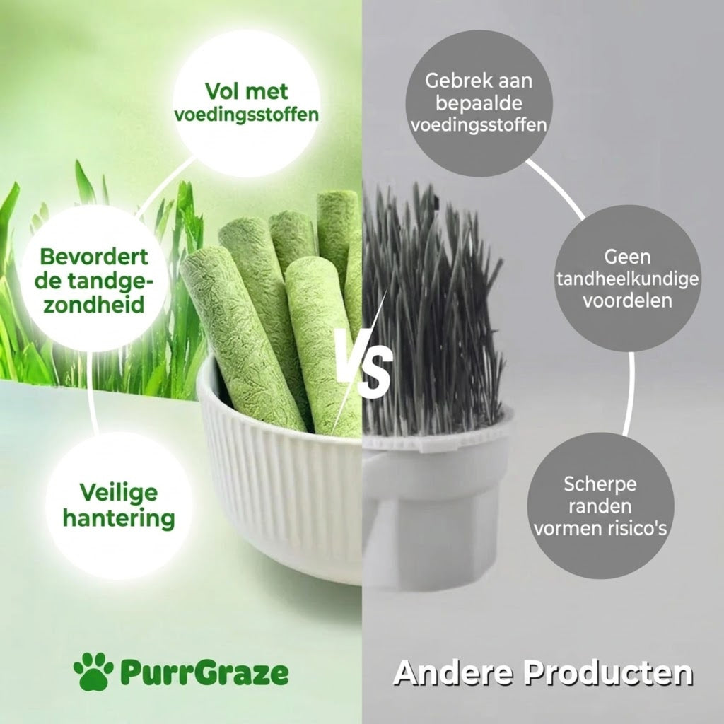 PurrGraze Kattengras Kauwsticks [Vandaag 2 + 1 gratis]